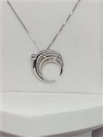 Collar Gemoro Mujer in Plata Diamante 0.01 Ct AGPB1854 - AGPB1854